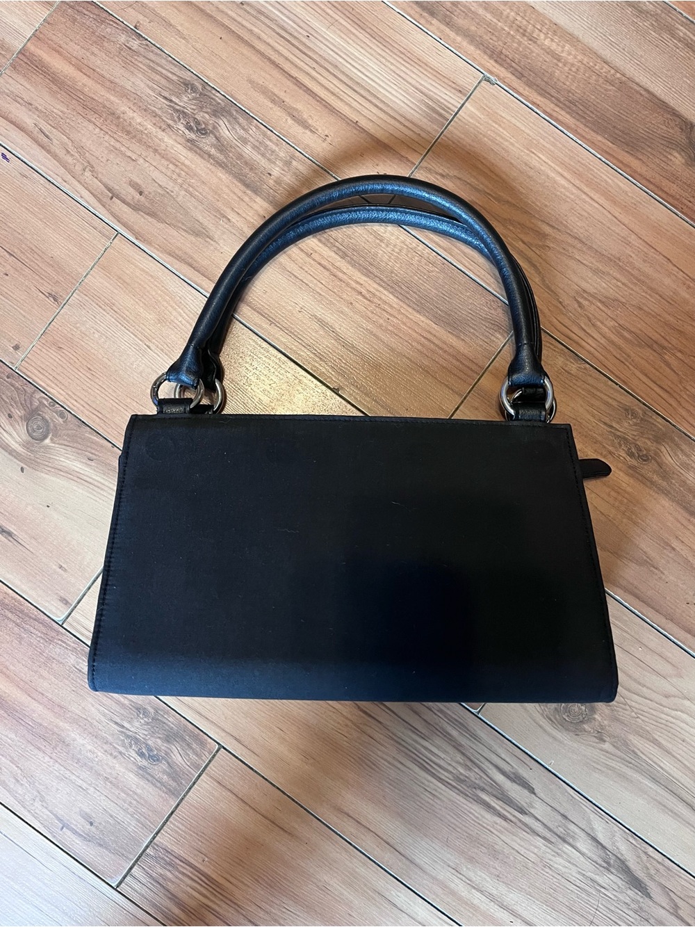Miche Black Structured Top-Handle Shoulder Bag